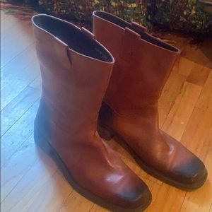 Brown Leather Kenneth Cole Reaction Boots